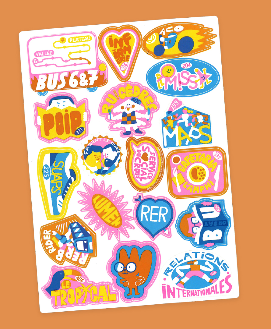 stickers université paris saclay